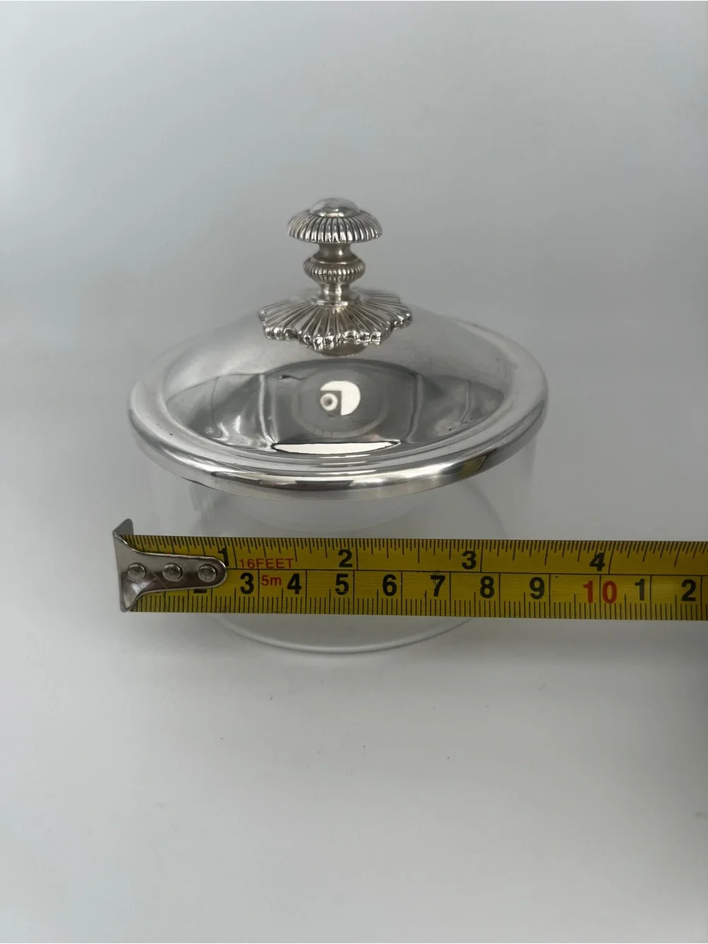 Vintage Christofle Malmaison Silver-Plated Caviar Set – Closed Lotus Bud Lid